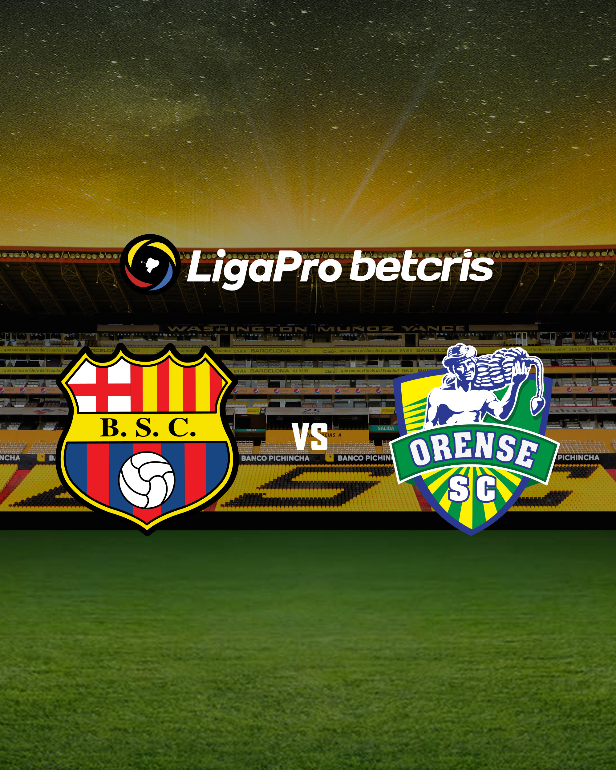 Venta de boletos vs Orense Barcelona Sporting Club
