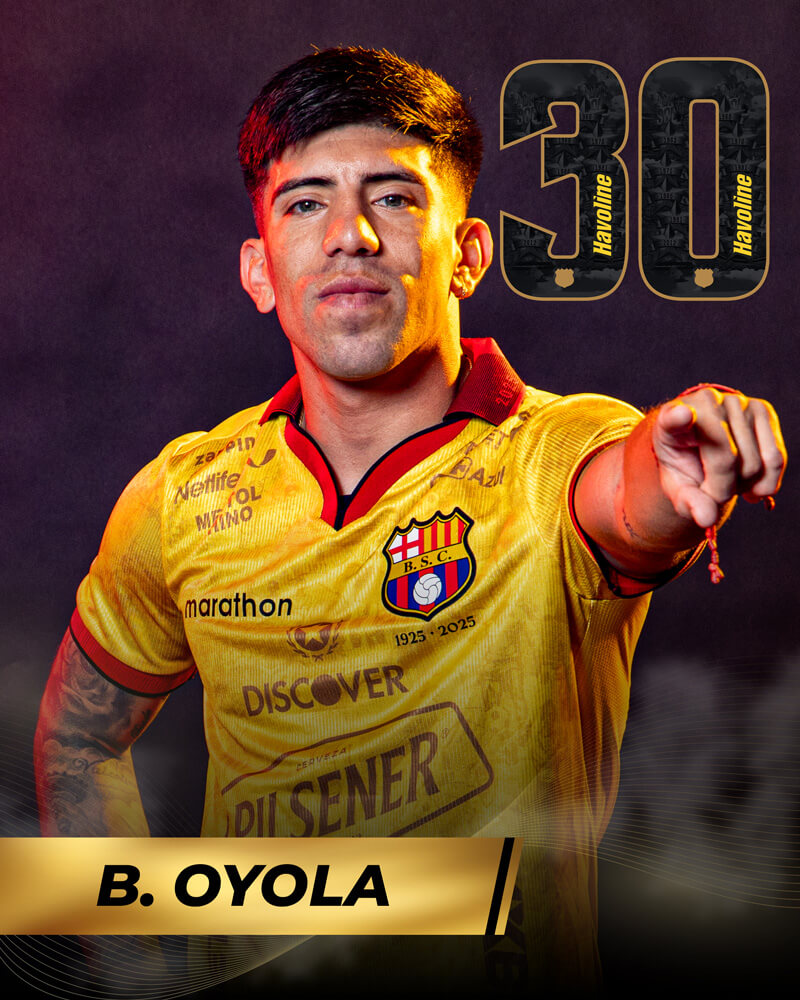 Brian Oyola, mediocampista de Barcelona