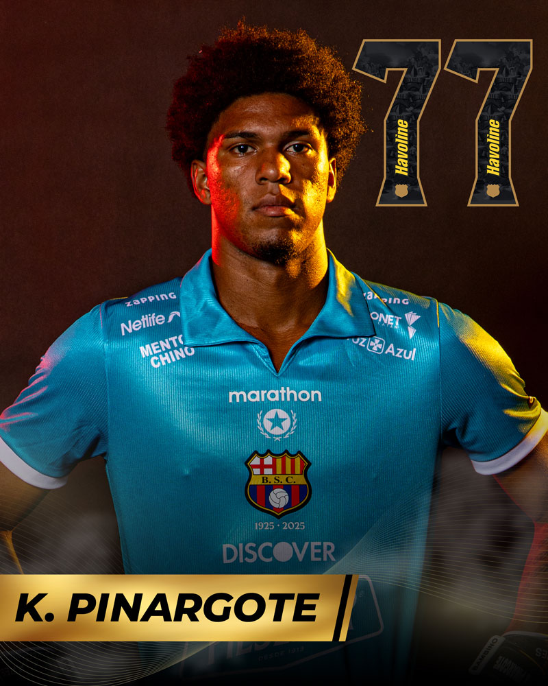 Kléber Pinargote, arquero de Barcelona