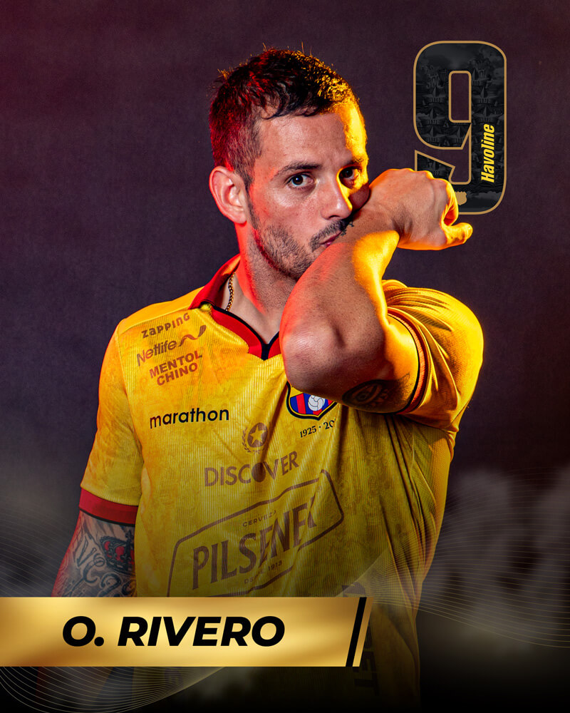 Octavio Rivero, delantero de Barcelona
