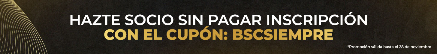 Hazte Socio sin pagar inscripción