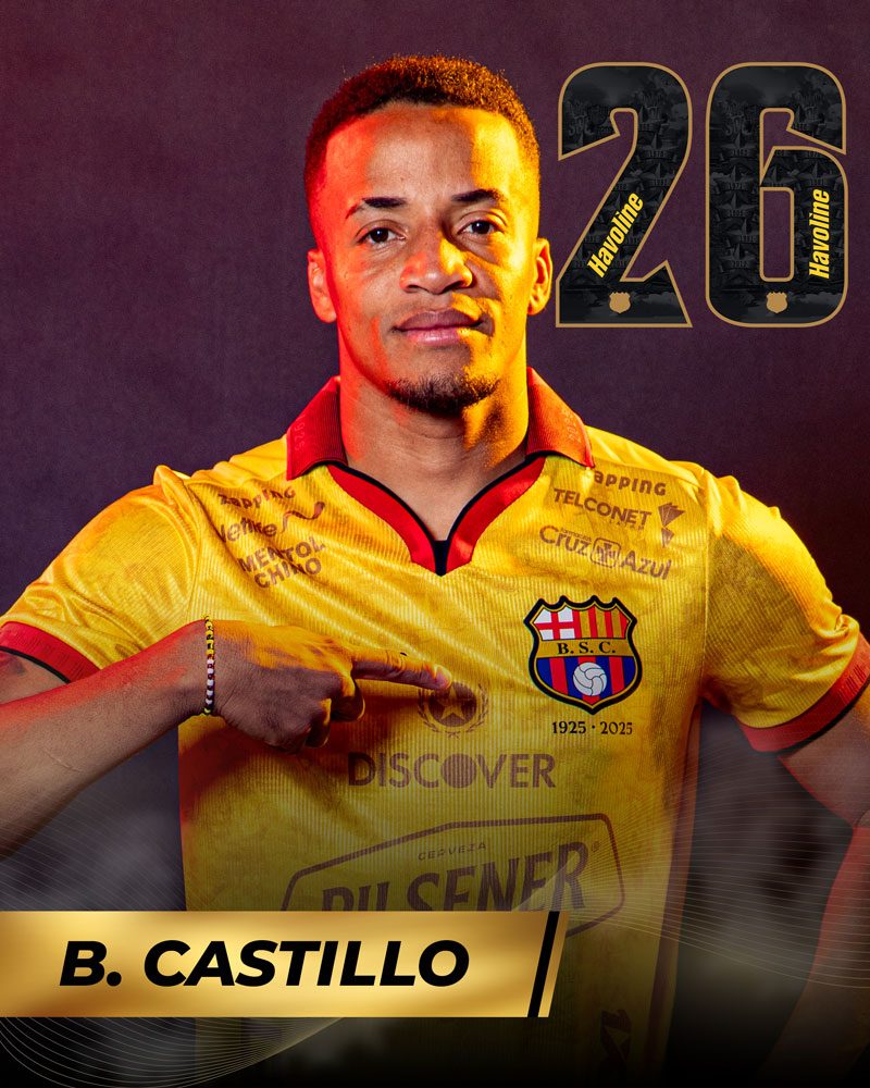 Byron Castillo, jugador de Barcelona